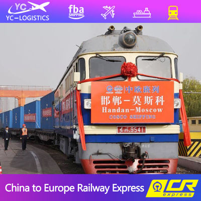 Commissionnaire de transport de FBA d'agent de service d'expédition de train l'Europe de Chine